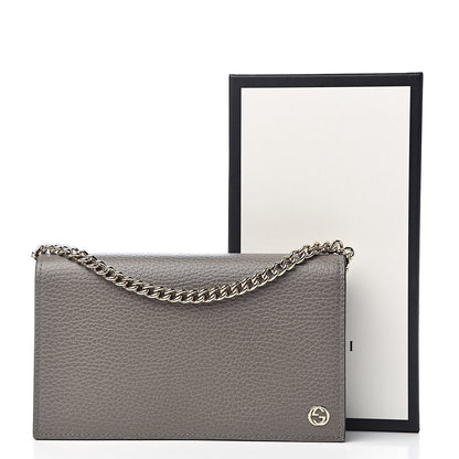 Gucci Dollar Calfskin Medium Betty Chain Wallet Loess 11 of 11