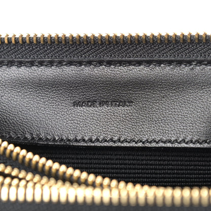 Celine Lambskin Large Trio Crossbody Bag Black 8 of 11