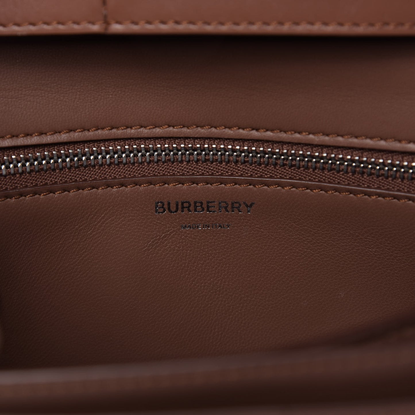 Calfskin Small TB Bag Malt Brown
