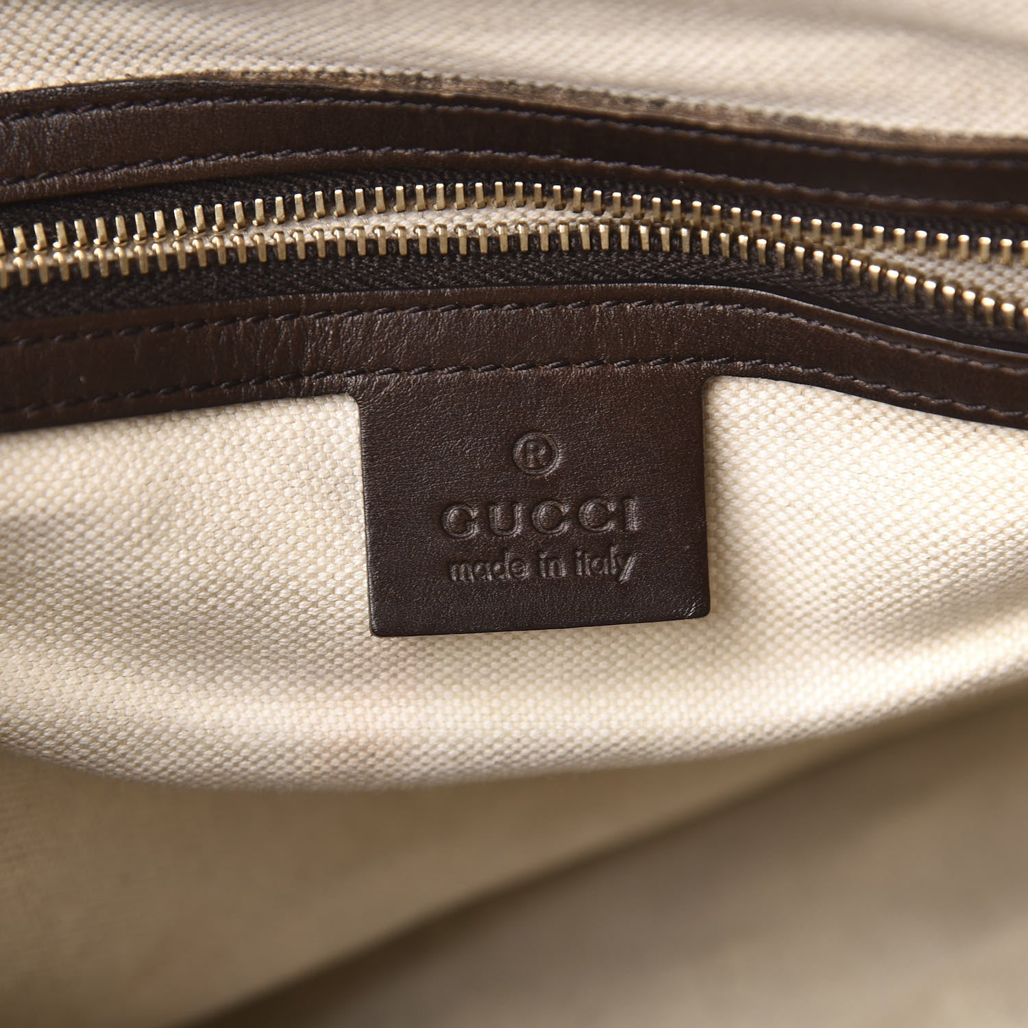Gucci Monogram Vintage Web Medium Boston Dark Brown 7 of 11