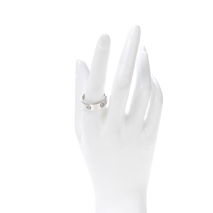 Cartier 18K White Gold 5.5mm LOVE Ring 62 10 2 of 4