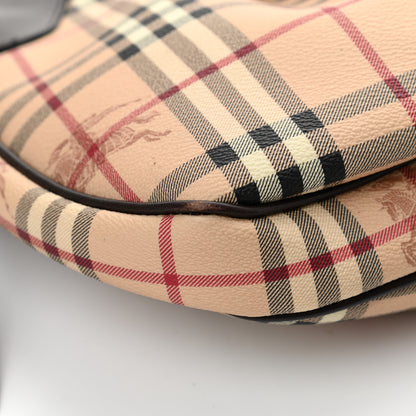 Burberry Haymarket Check Small Brooklyn Hobo Brown 11 of 17