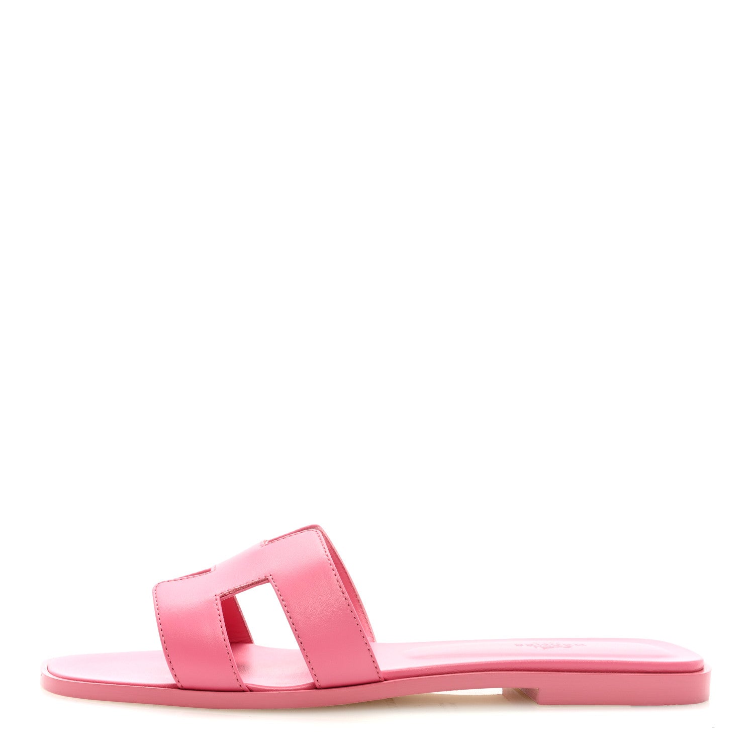 Hermes Box Calfskin Oran Sandals 41 Rose Petale 1 of 8
