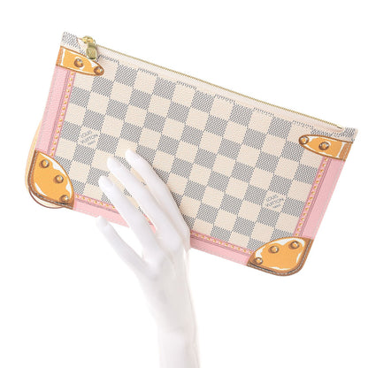 Louis Vuitton Damier Azur Summer Trunks MM GM Pochette 2 of 8