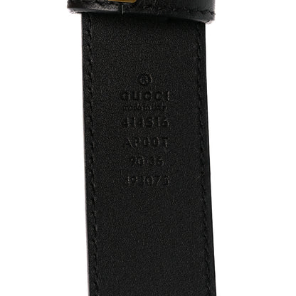 Gucci Moon Calfskin Double G 30mm Belt 90 36 Black 5 of 5