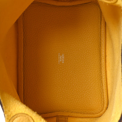 Hermes Taurillon Clemence Picotin Lock 18 PM Sun 5 of 10