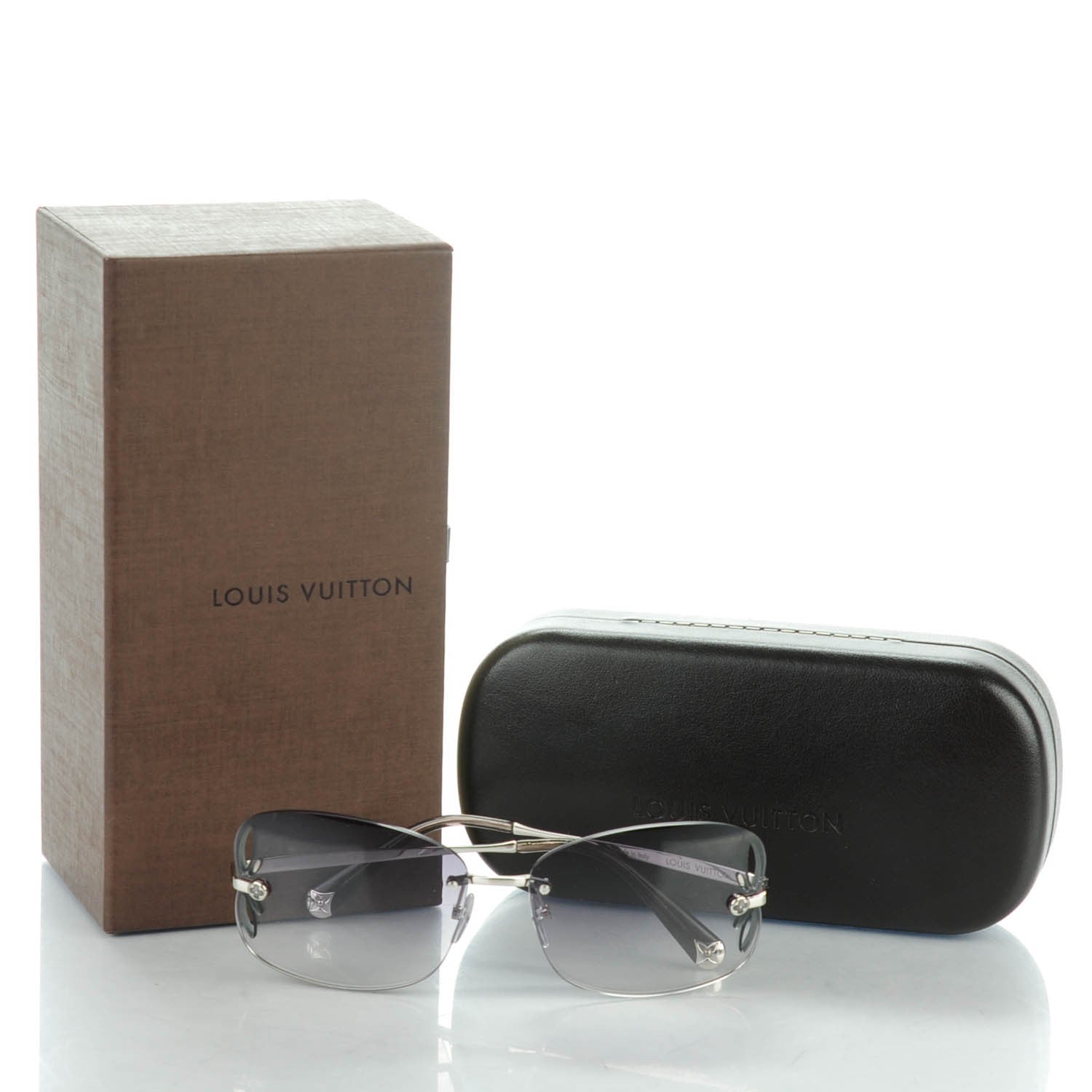 Louis Vuitton Lily Glitter Sunglasses Z0308U Dark Grey 6 of 6