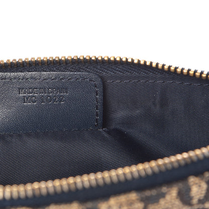 Christian Dior Monogram Mini Saddle Pochette Navy 7 of 9
