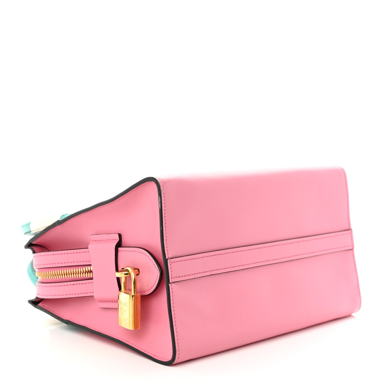 Prada City Calf Saffiano Medium Esplanade Tote Begonia Giad 4 of 12