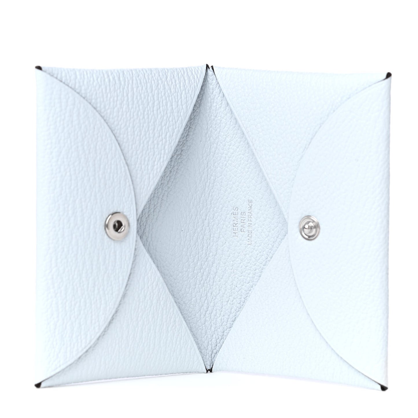Chevre Mysore Calvi Card Case Bleu Brume