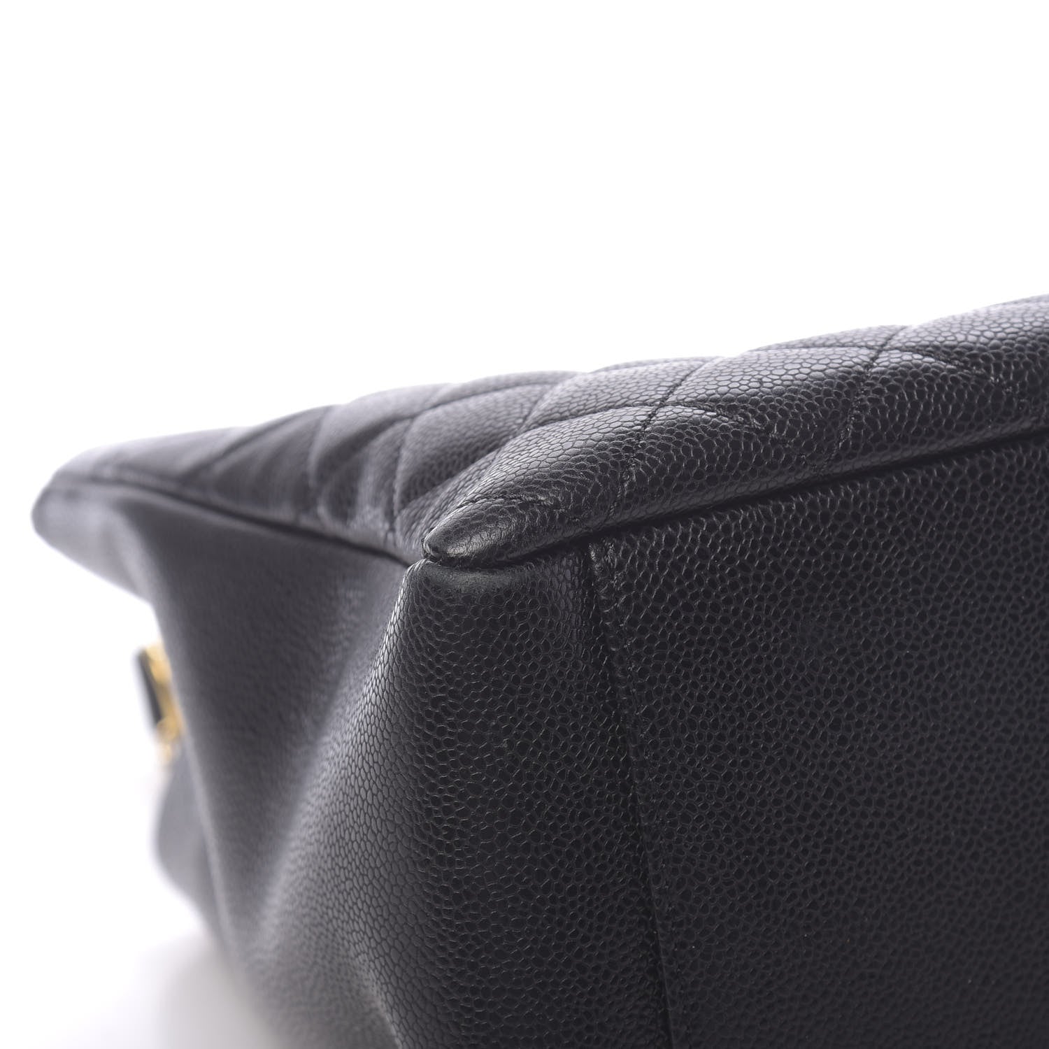 Chanel Caviar Quilted Grand Shopping Tote GST Black 9 of 13