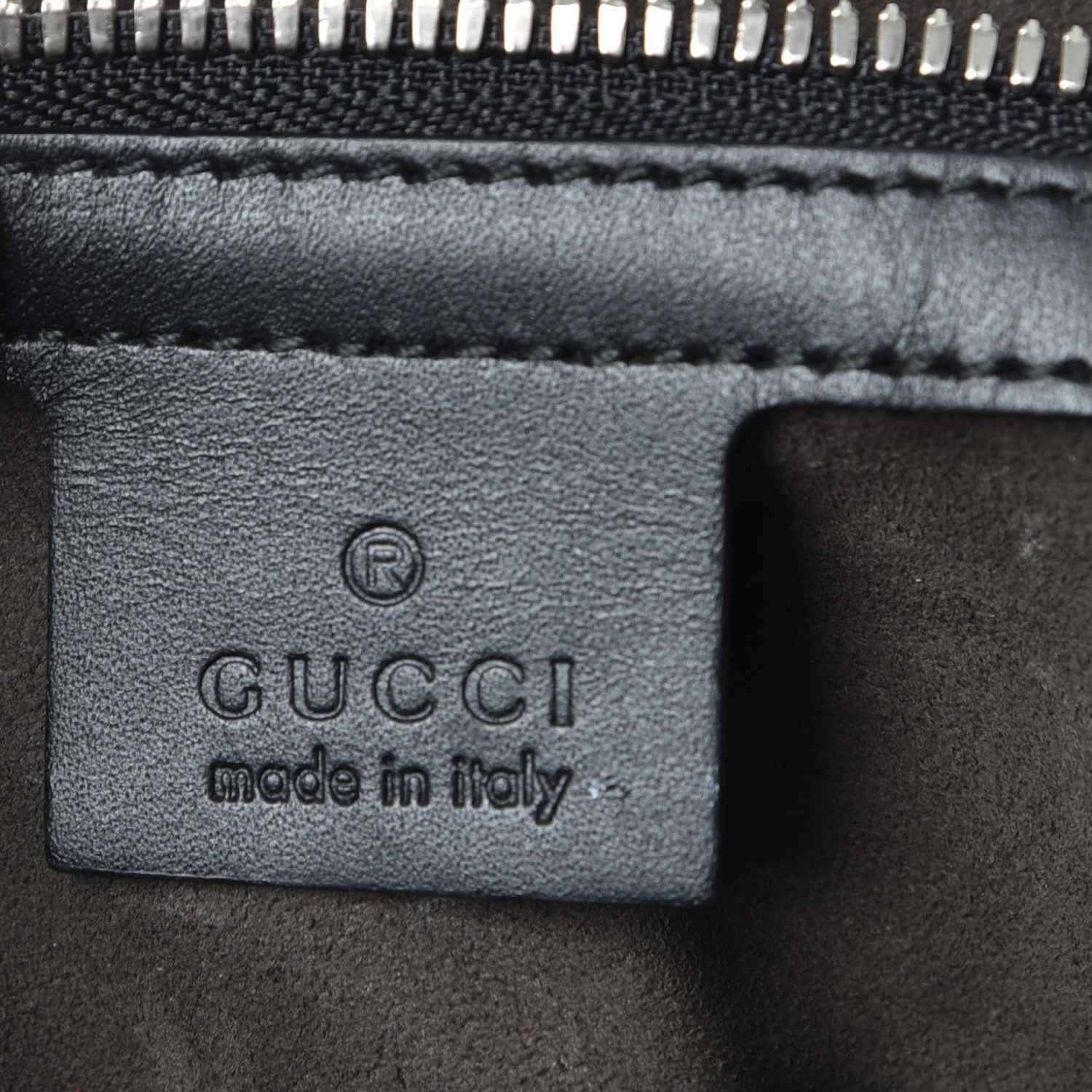 Gucci Guccissima Signature Briefcase Black 6 of 11