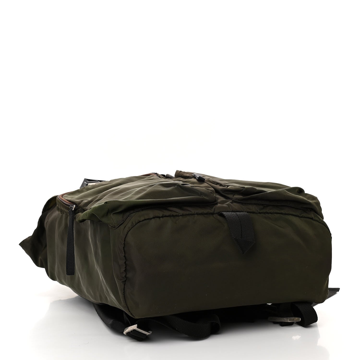 Prada Tessuto Nylon Buckle Backpack Mimetico 4 of 13