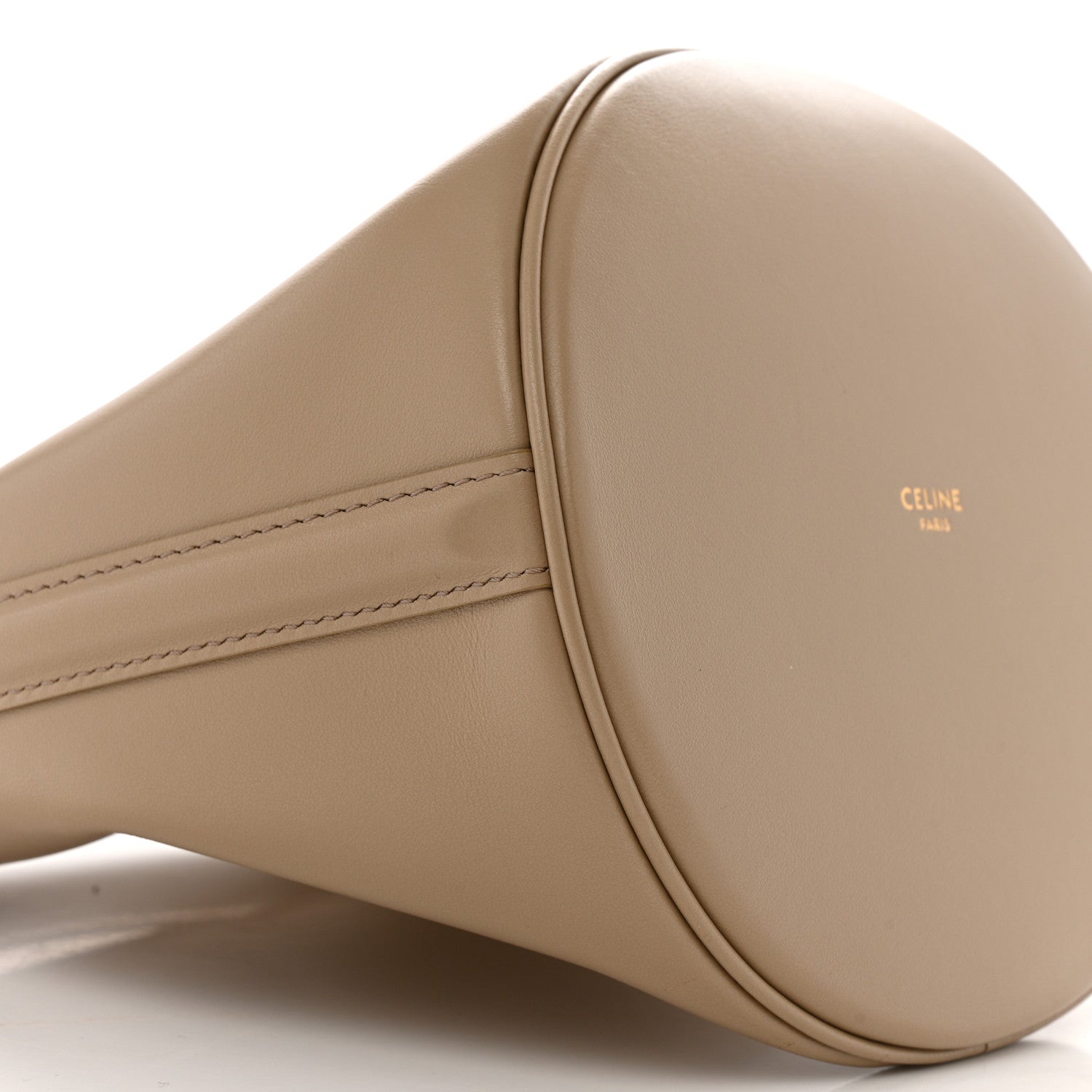 Celine Smooth Calfskin Teen Bucket 16 Light Taupe 9 of 12