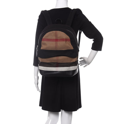 Burberry Jute Calfskin Mega Check Children's Backpack 2 of 13