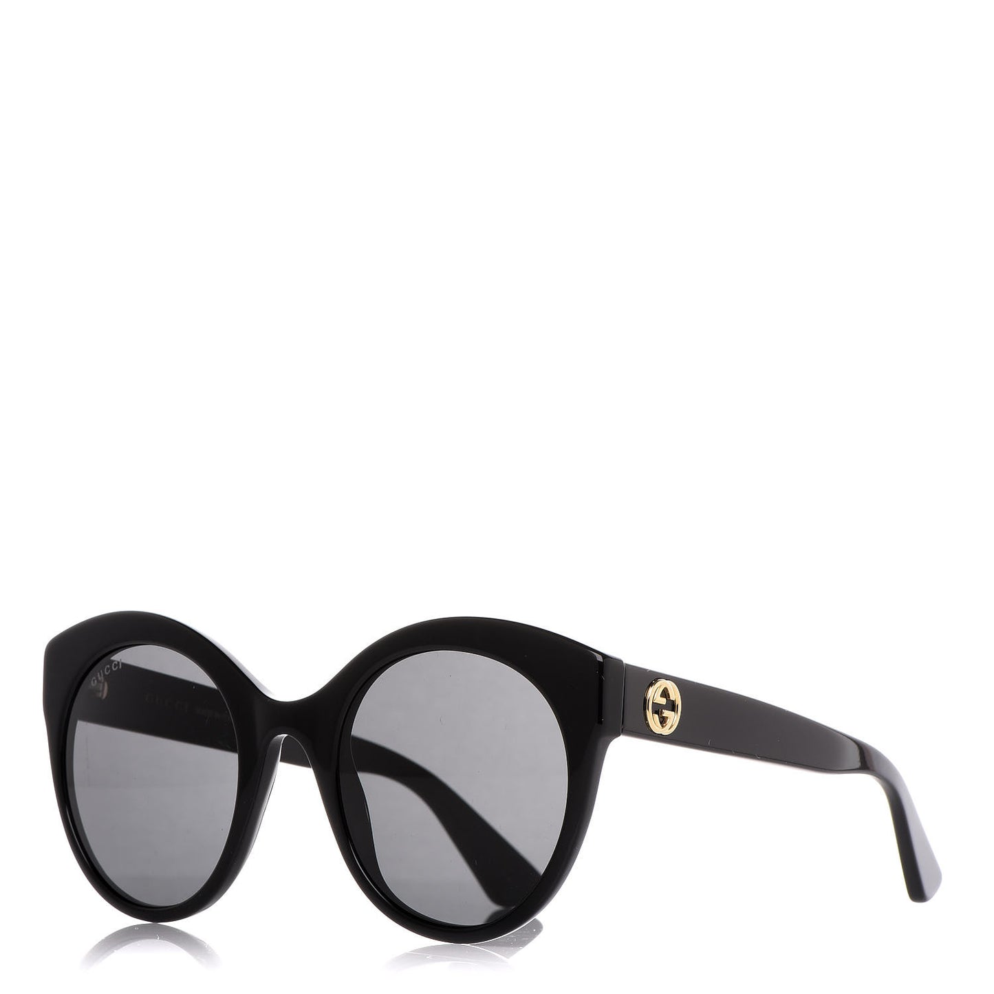 Round GG Sunglasses GG0028S Black