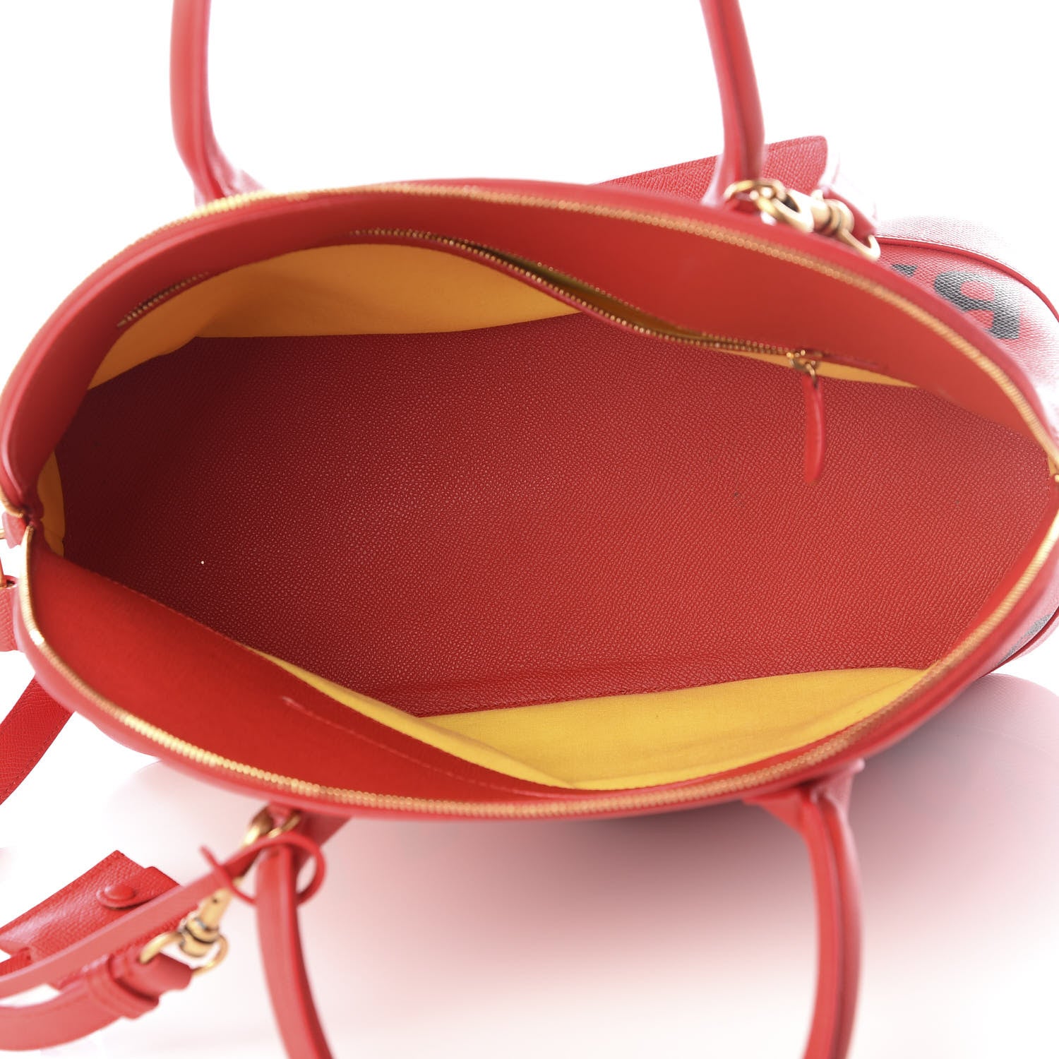 Balenciaga Signature Grained Calfskin Logo M Ville Top Handle Bag Rouge Coquelicot Black 4 of 12