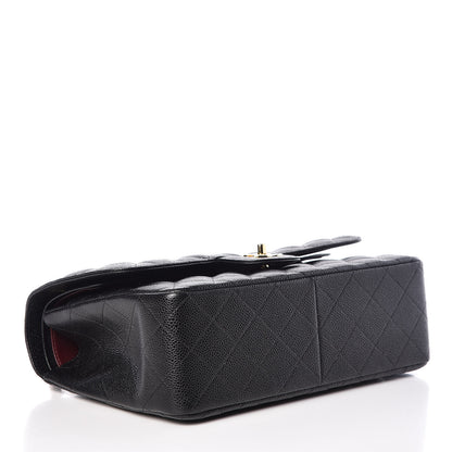Chanel Caviar Quilted Jumbo Double Flap Black 4 of 9