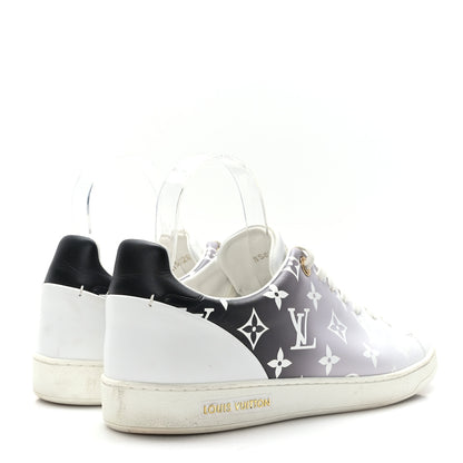 Louis Vuitton Calfskin Monogram Frontrow Sneakers 41 White Black 4 of 7