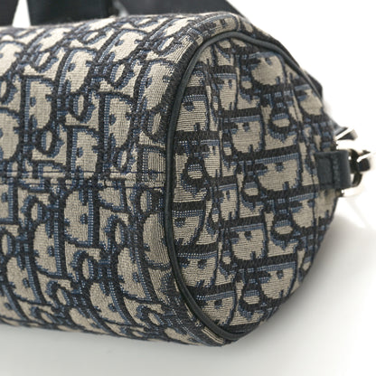 Christian Dior Oblique Roller Messenger Bag Blue 9 of 9