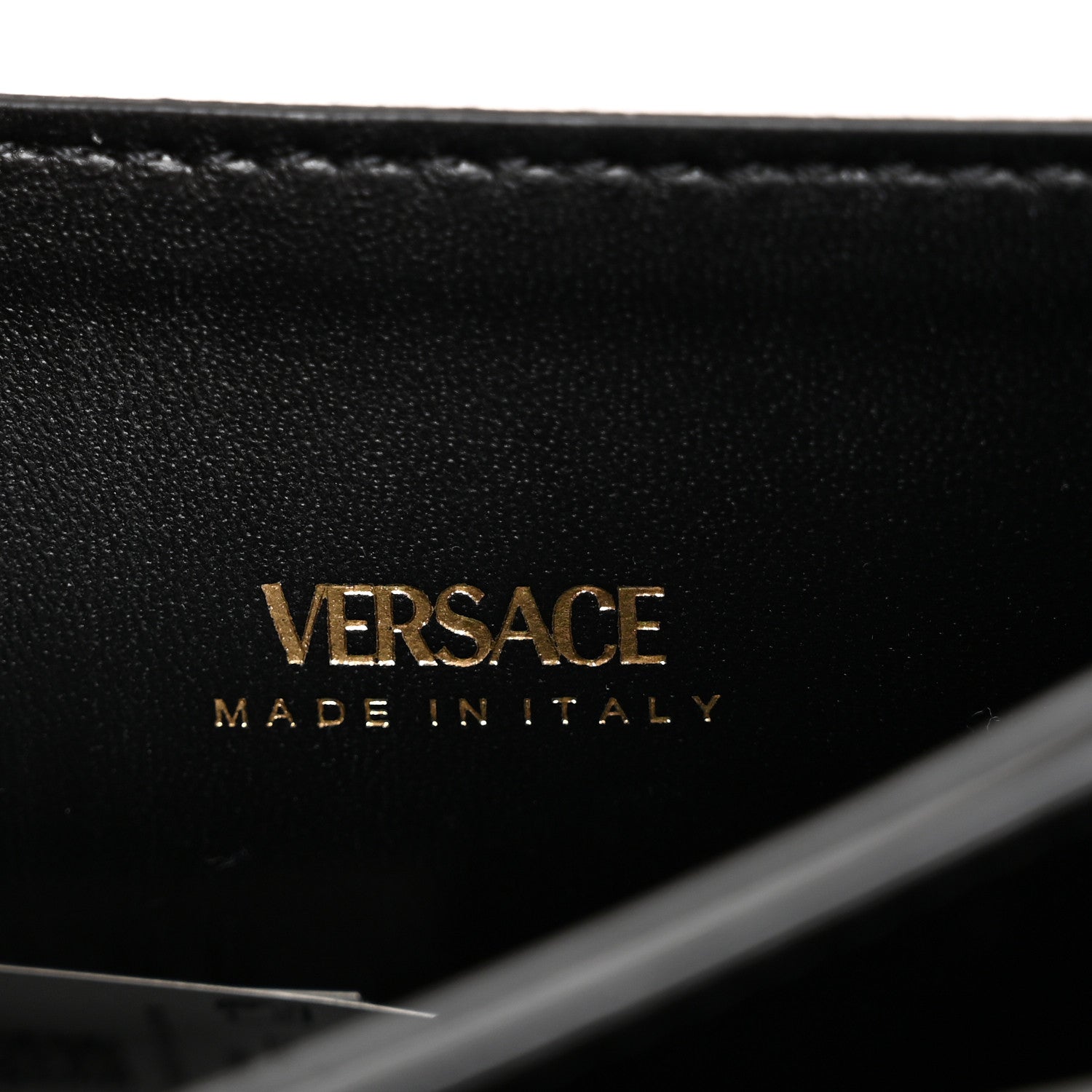 Versace Grained Calfskin La Medusa Shoulder Bag White 6 of 9