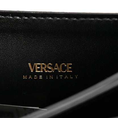 Versace Grained Calfskin La Medusa Shoulder Bag White 6 of 9