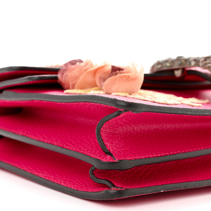 Gucci Pebbled Calfskin Embellished Guccify Small Dionysus Shoulder Bag Rosa 9 of 11