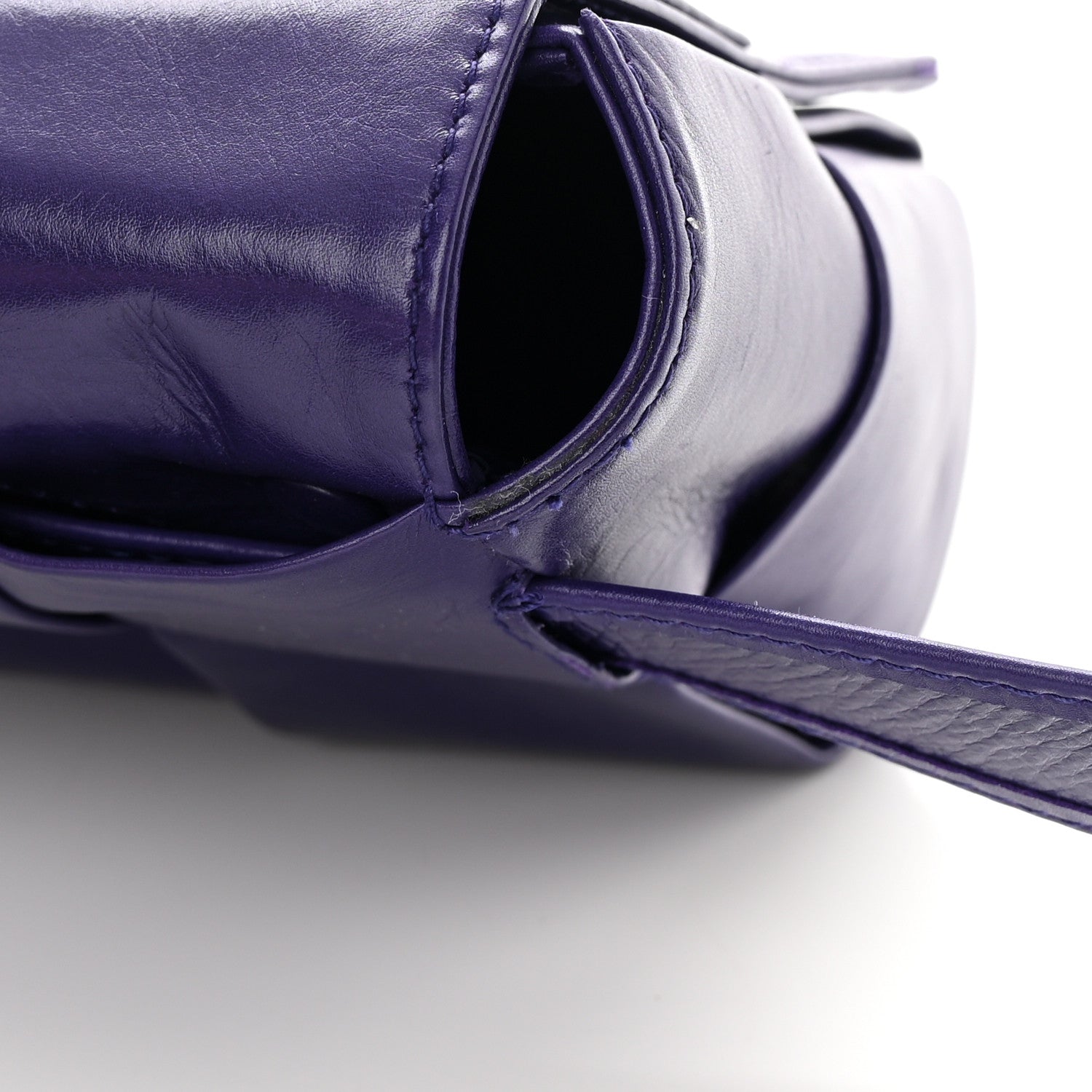 Bottega Veneta Paper Calfskin Intrecciato Cassette Belt Bag Purple 12 of 13
