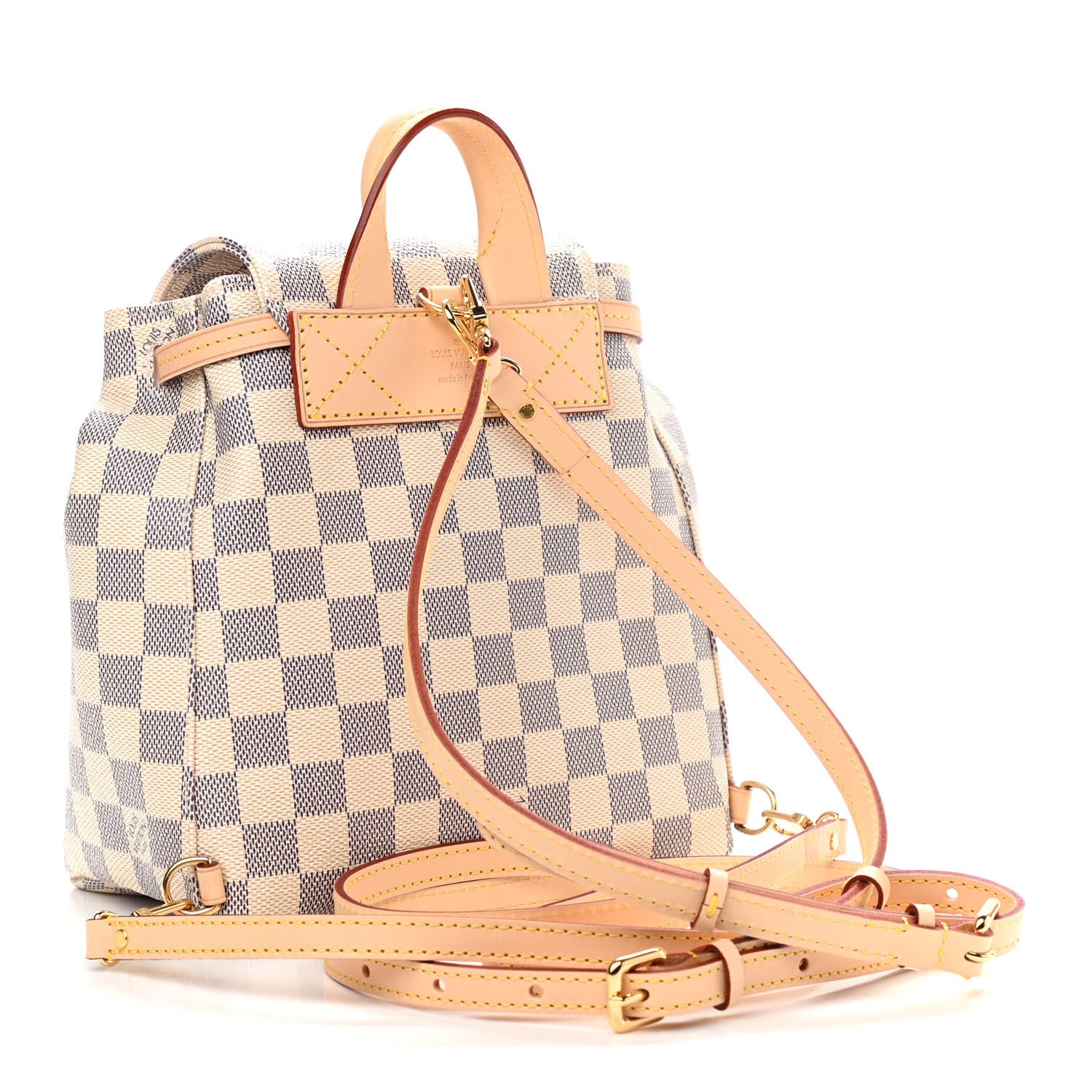 Louis Vuitton Damier Azur Sperone BB Backpack 3 of 9
