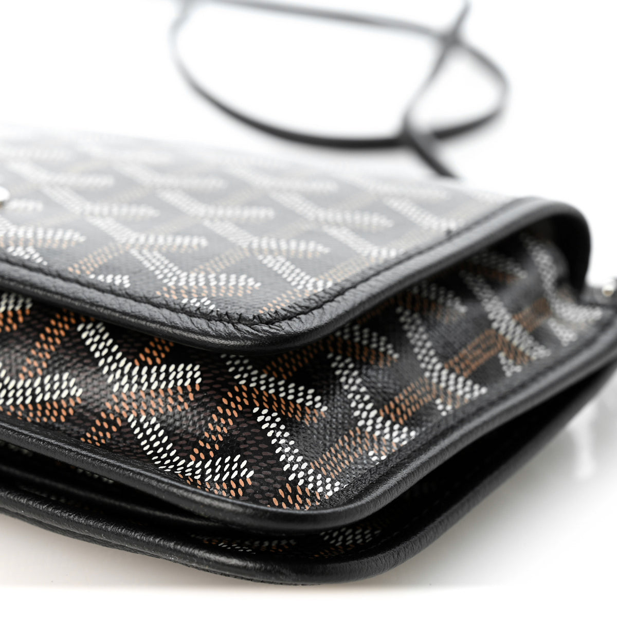 Goyardine Plumet Wallet Clutch Black