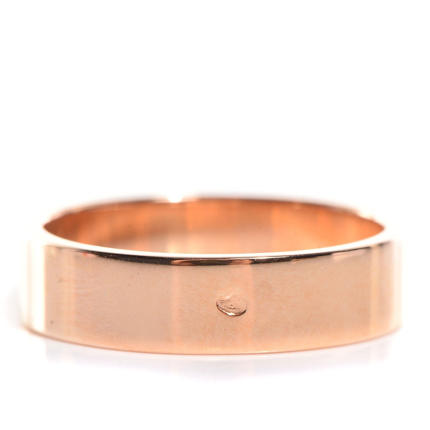 Hermes 18K Rose Gold PM Collier De Chien Ring 53 6.25 3 of 5