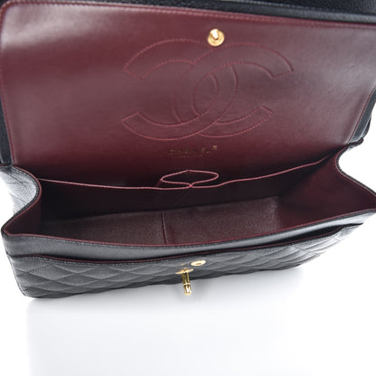 Chanel Caviar Quilted Jumbo Double Flap Black 6 of 8