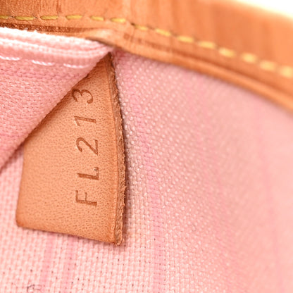 Louis Vuitton Damier Azur Neo Neverfull MM Rose Ballerine 7 of 10