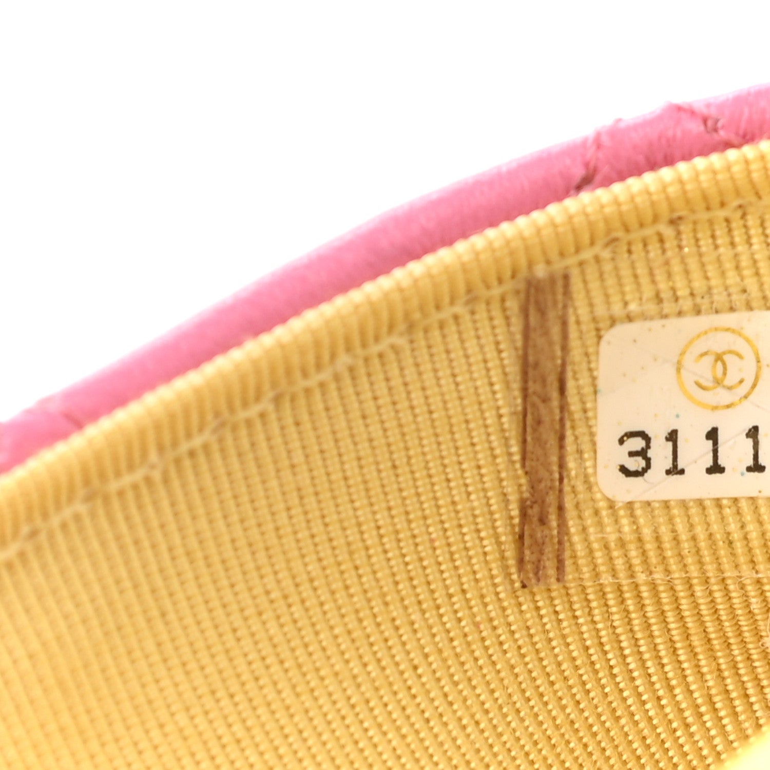Chanel Lambskin Quilted Glasses Case With Chain Pink Yellow 8 of 8