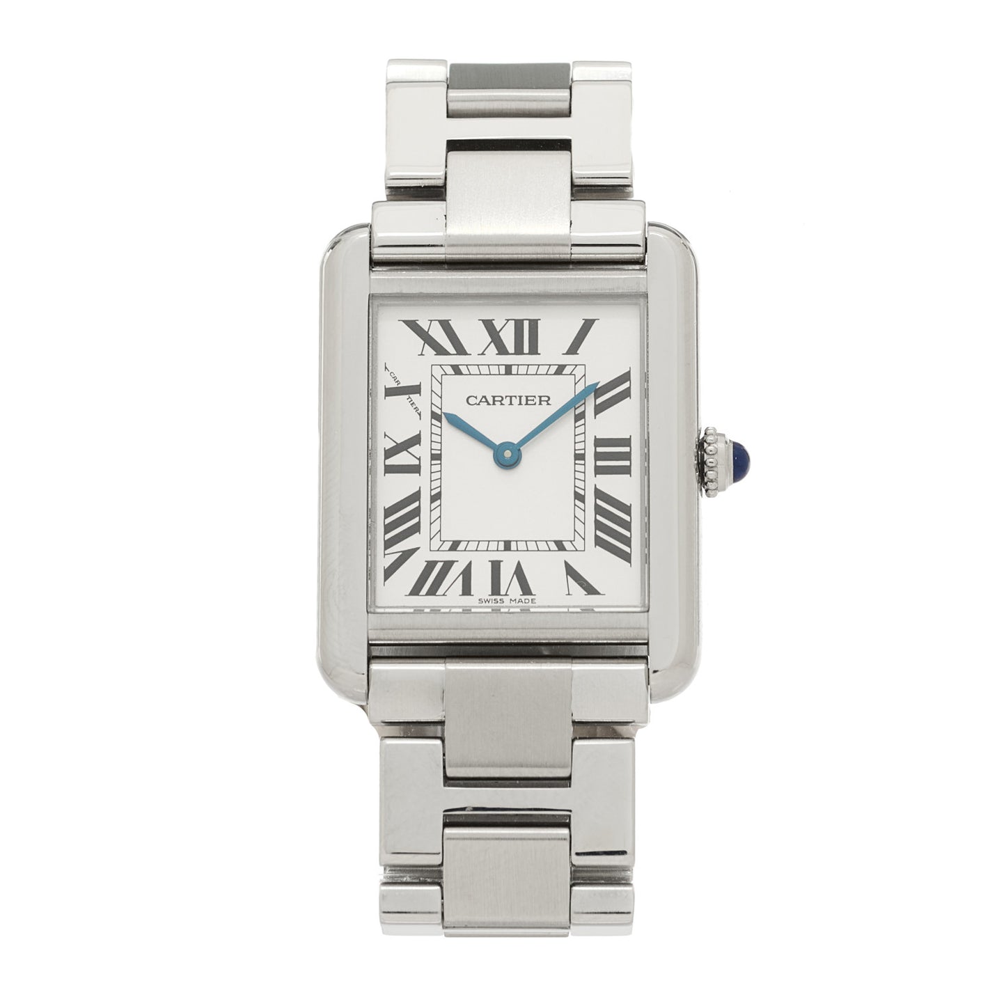 Stainless Steel 24mm Tank Solo Quartz Watch