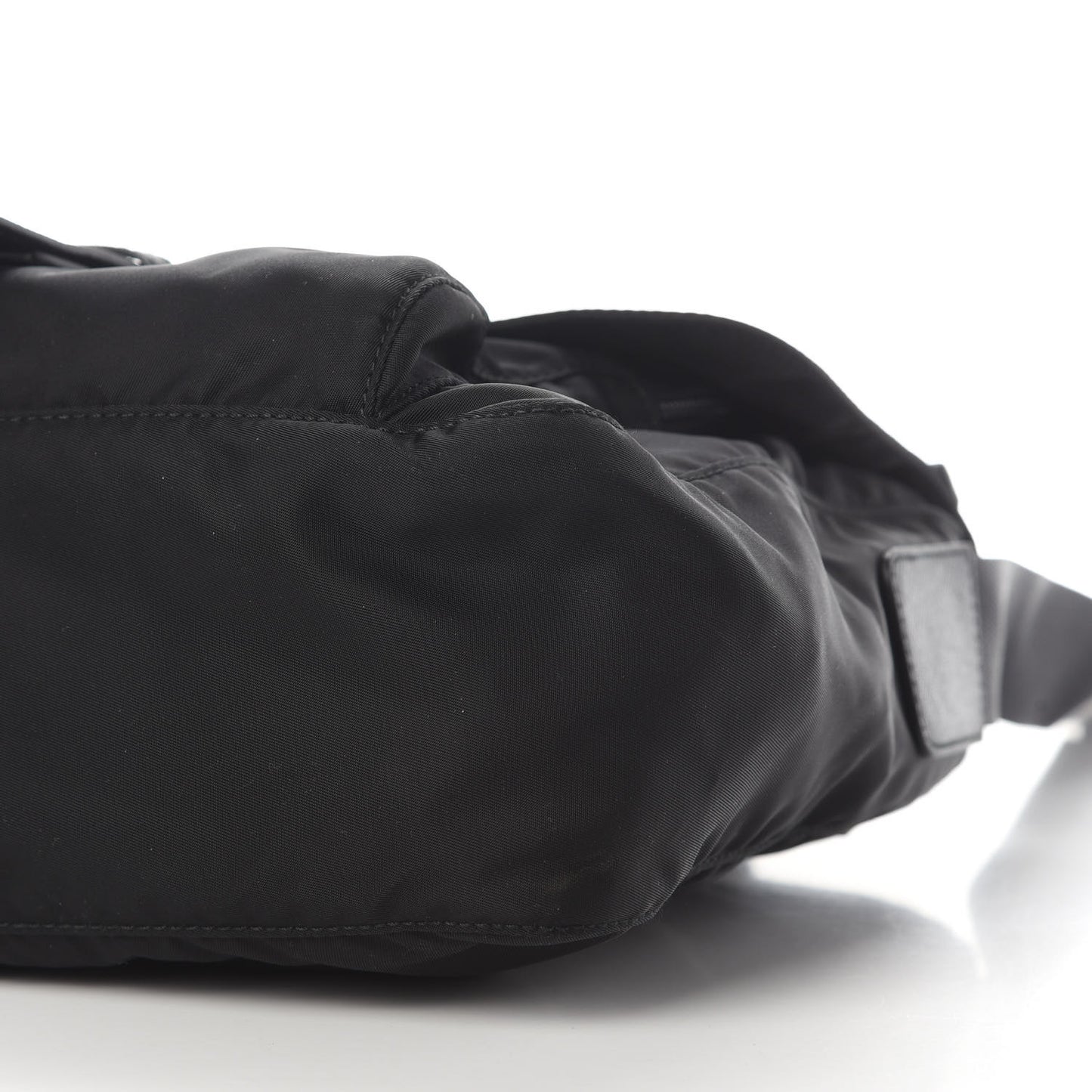Nylon Vela Sport Messenger Bag Black