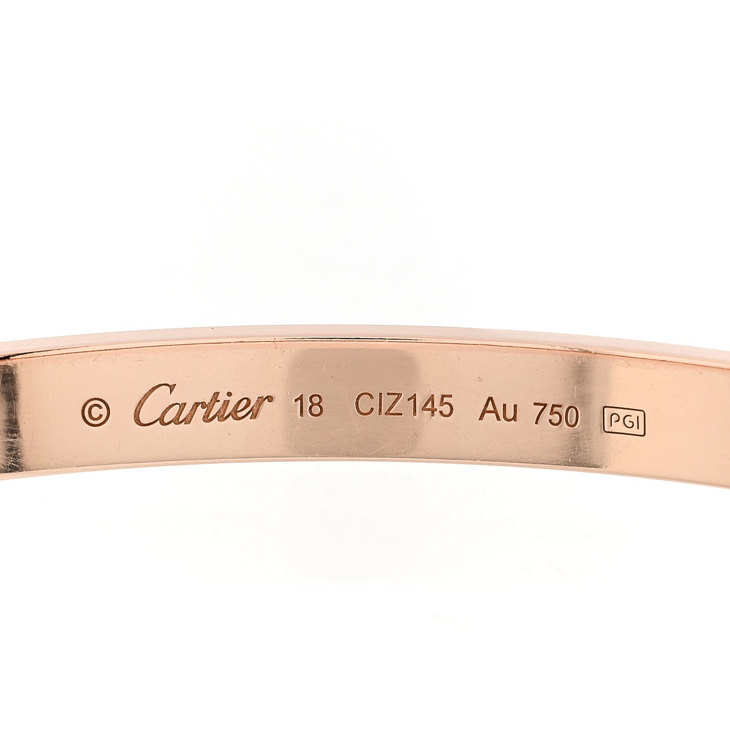 18K Pink Gold LOVE Bracelet 18