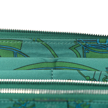 Hermes Epsom Silk'In Wallet Vert Vertigo 8 of 13