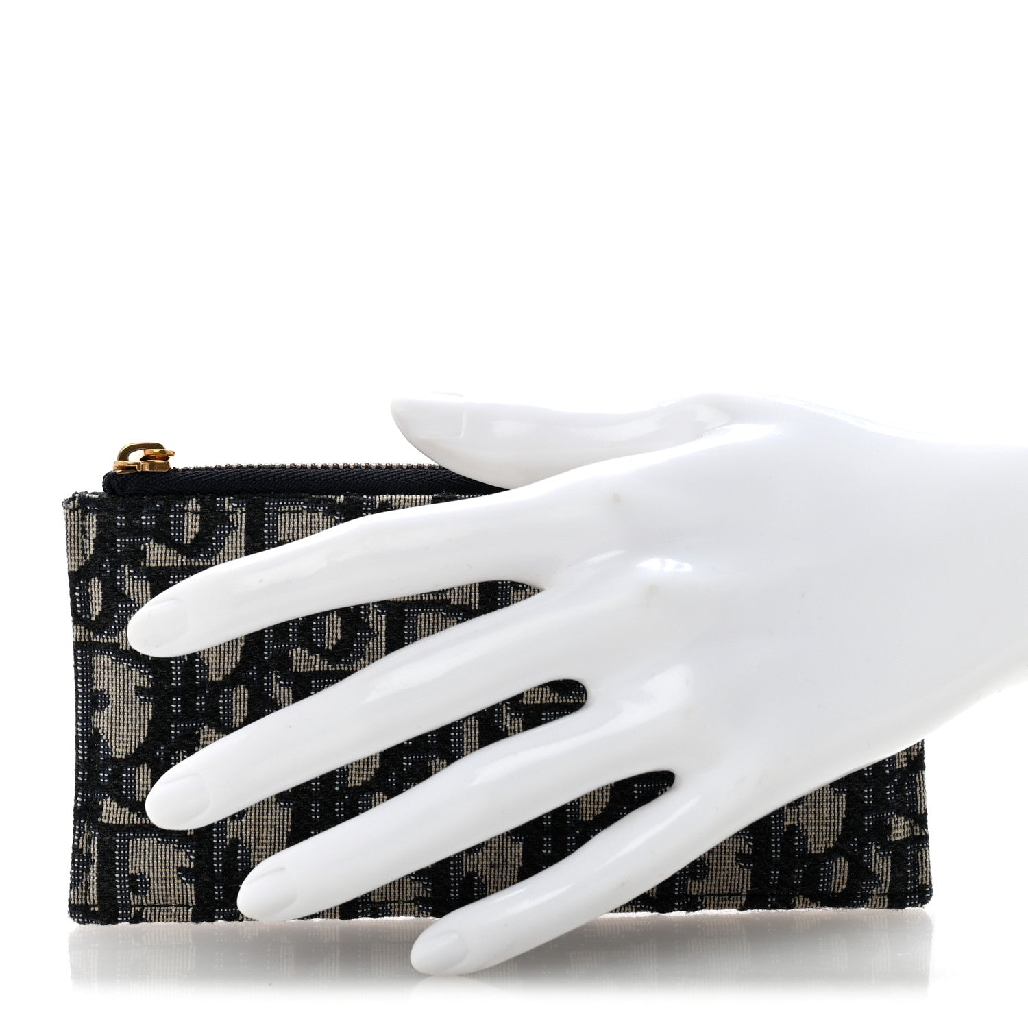 Christian Dior Oblique Dior Pouch Navy Blue 2 of 8