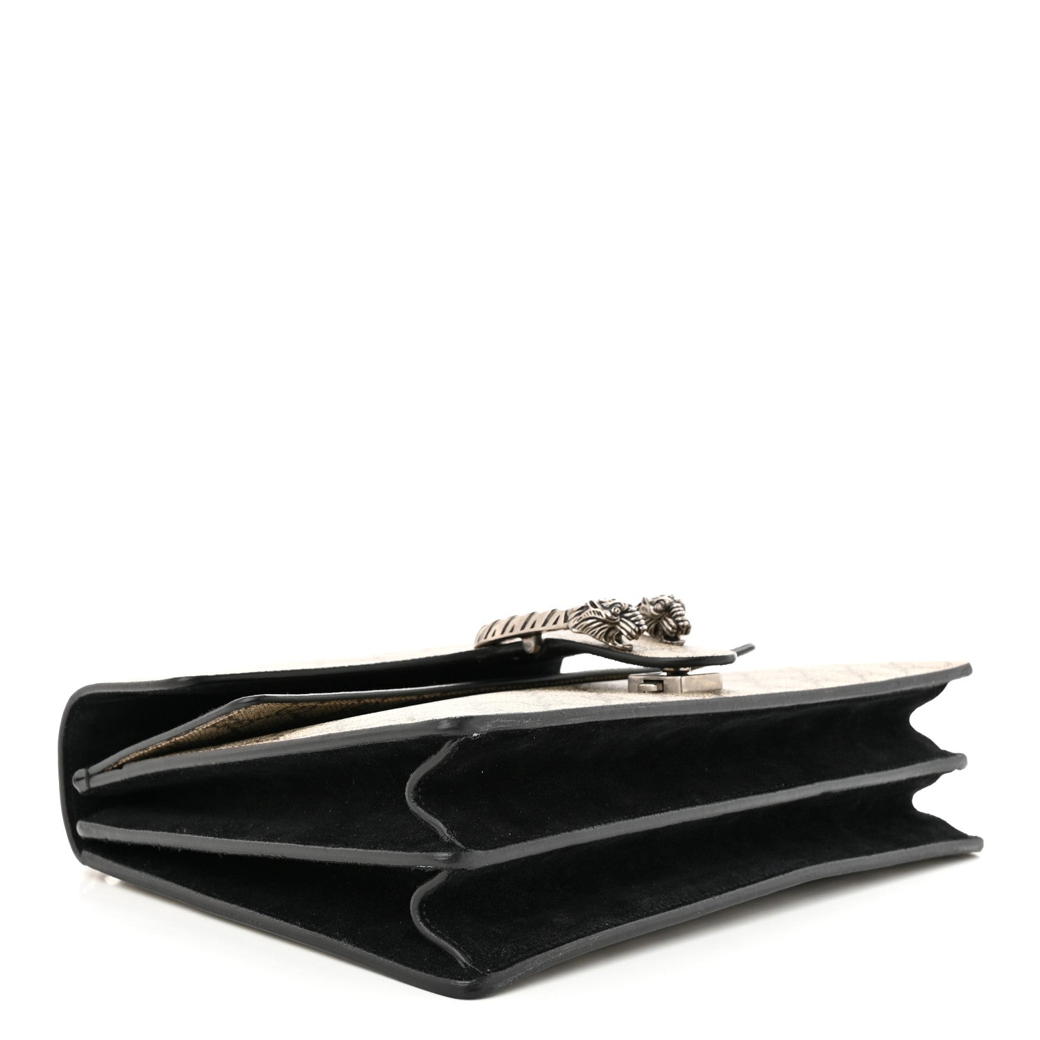 Gucci GG Supreme Monogram Medium Dionysus Shoulder Bag Black 4 of 10