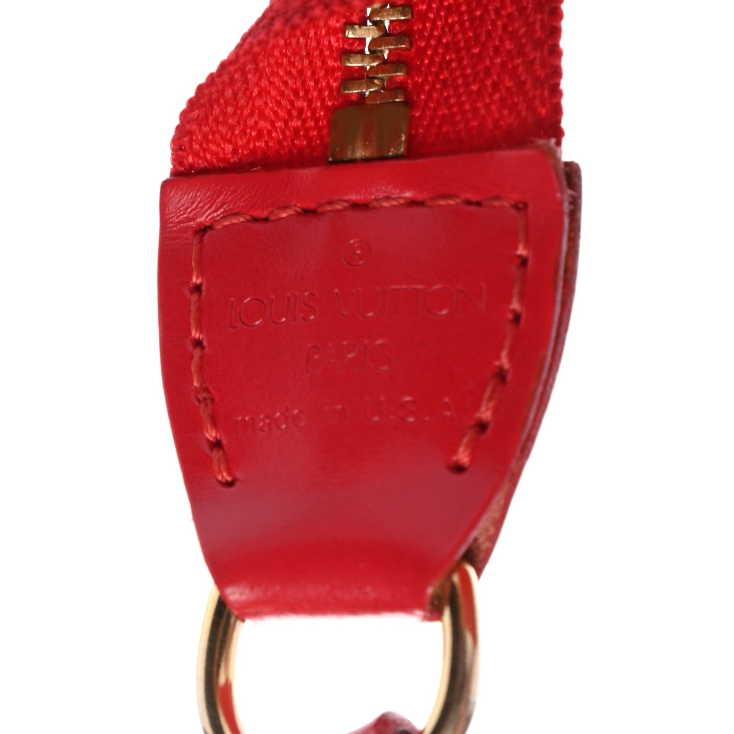 Louis Vuitton Epi Pochette Accessories 24 Castillan Red 6 of 12