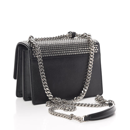 Saint Laurent Calfskin Studded Small Monogram Sunset Black 3 of 12