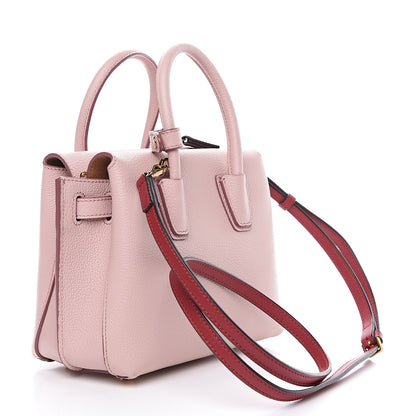 MCM Grained Calfskin Mini Milla Tote Pale Mauve 2 of 9