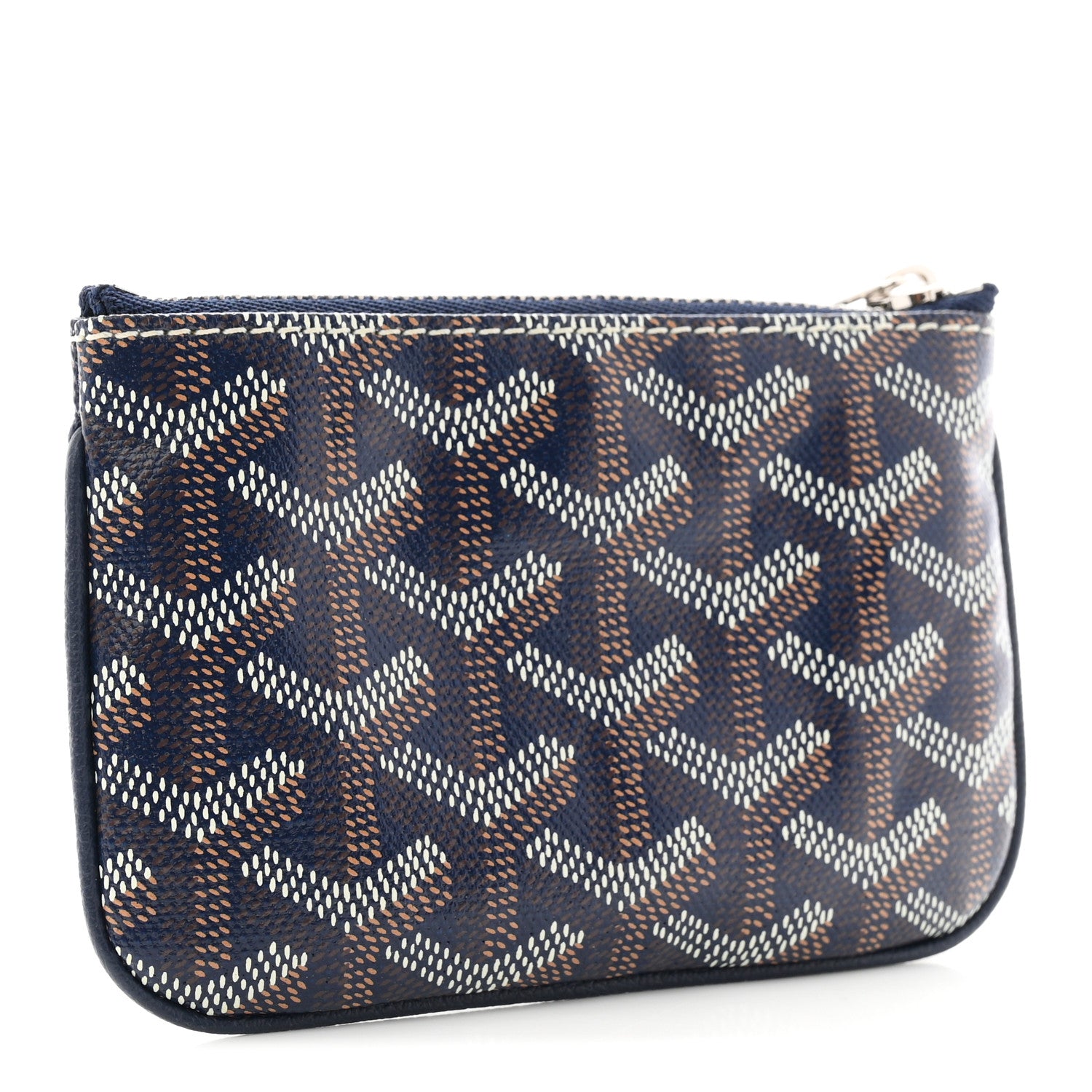 Goyard Goyardine Nano Senat Key Pouch Navy 3 of 8