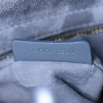 Christian Dior Ultra Matte Calfskin Cannage Large Lady Dior Denim Blue 7 of 10