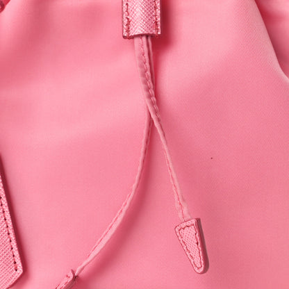 Prada Re-Nylon Saffiano Mini Re-Edition 1978 Bucket Bag Begonia 10 of 12