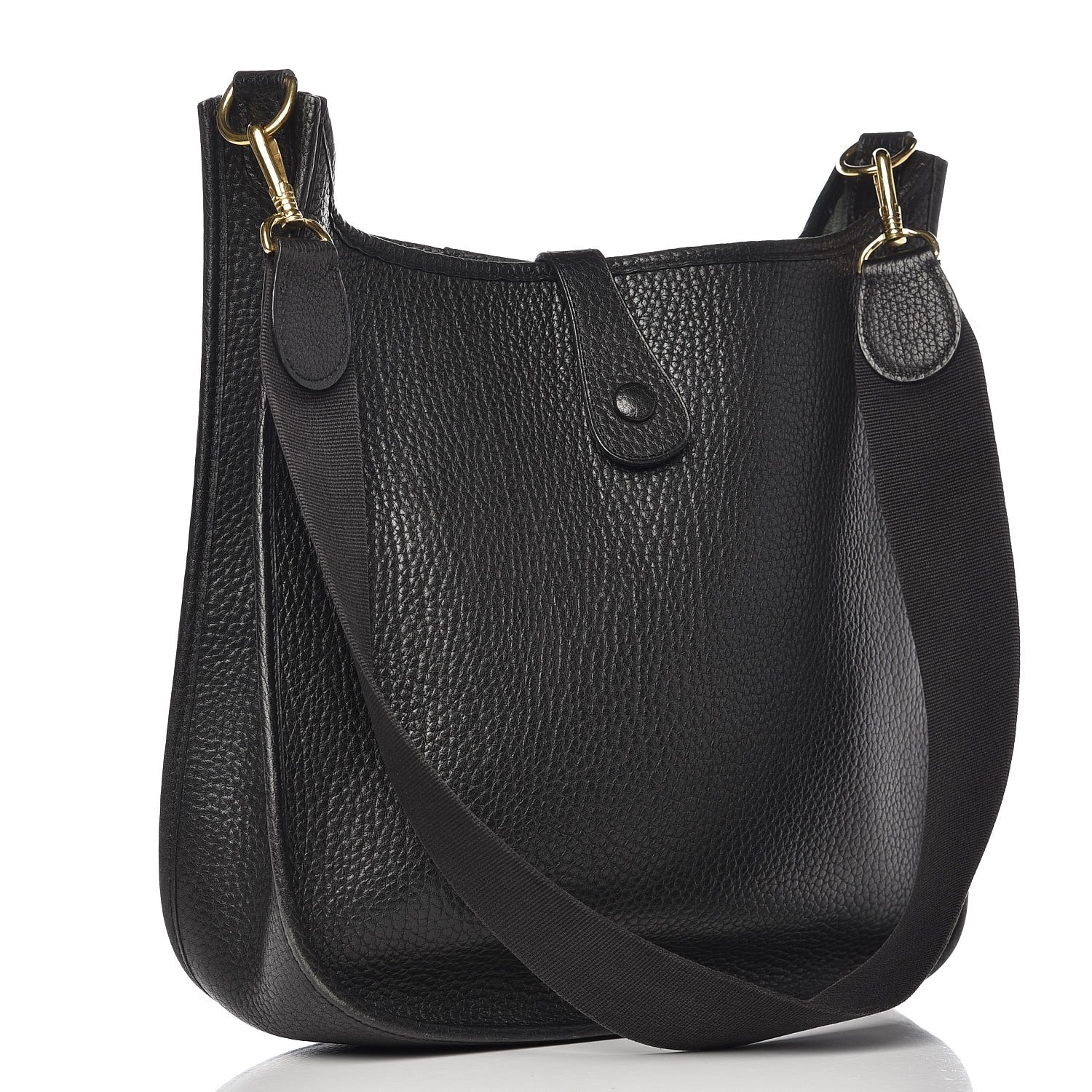 Hermes Taurillon Clemence Evelyne PM Black 3 of 10