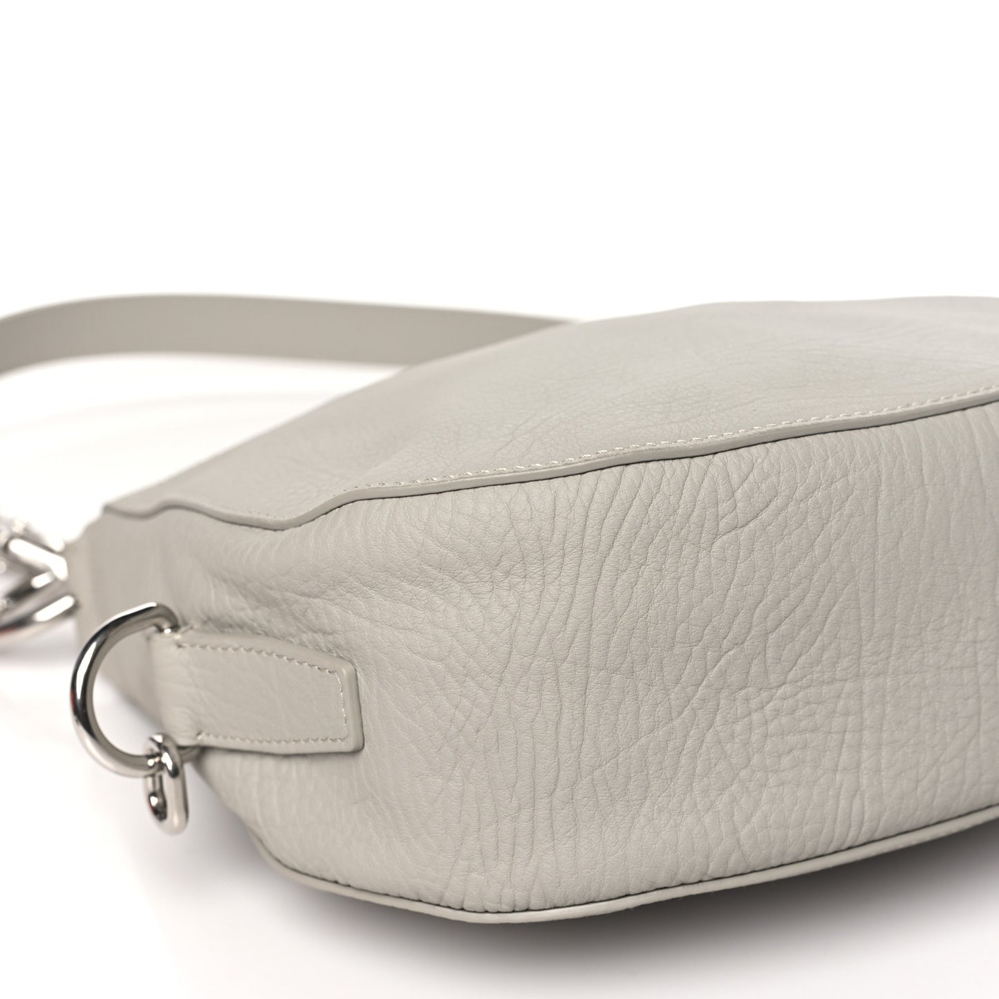 Grainy Calfskin Small Knight Crossbody Bag Hunter