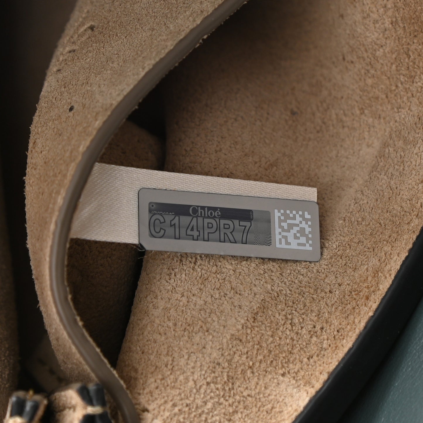 Suede Calfskin Mini Faye Bracelet Bag Cloudy Blue
