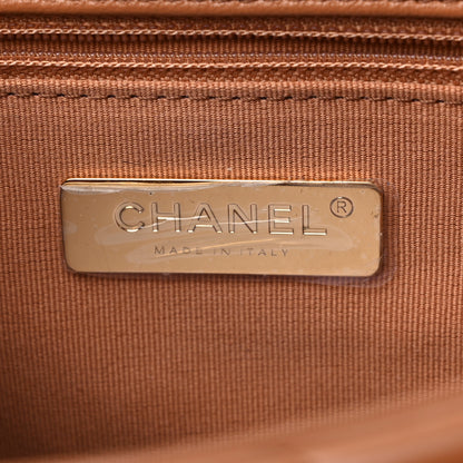 Chanel Lambskin Quilted Medium Chanel 19 Flap Brown 6 of 9